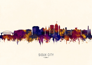 Sioux City Iowa Skyline