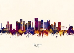 Tel Aviv Israel Skyline