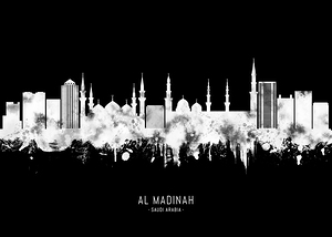 Medina Saudi Arabia BW