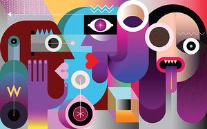  Three People and a Bottle of Wine  