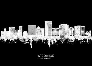 Greenville South Carolina BW