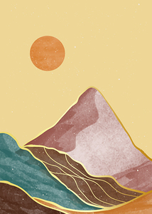 Natural abstract landscape background. a by Towseef Dar