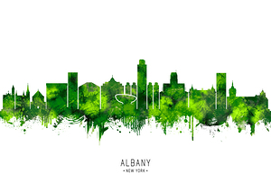 Albany New York Cityscape
