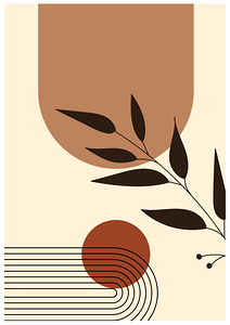 Aesthetic geometric illustration. c