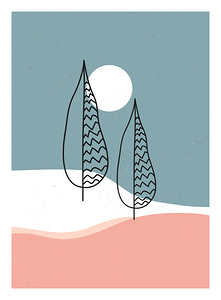 Natural landscape. a