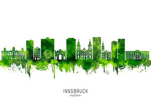 Innsbruck Austria Cityscape