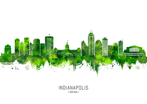 Indianapolis Indiana Cityscape