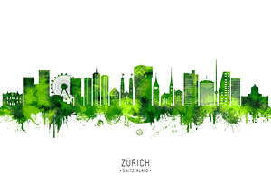 Zurich Switzerland Cityscape