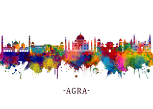 Agra India Skyline