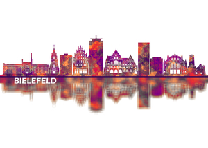Bielefeld Germany Skyline