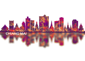 Chiang Mai Thailand Skyline