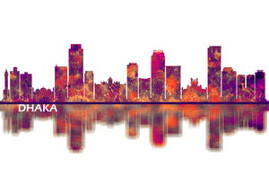 Dhaka Bangladesh Skyline