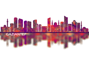 Gaziantep Turkey Skyline