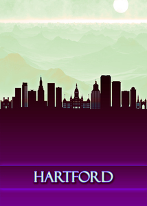 Hartford City Skyline