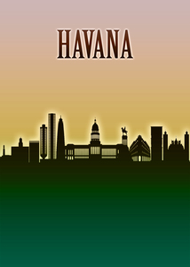 Havana Skyline Minimal