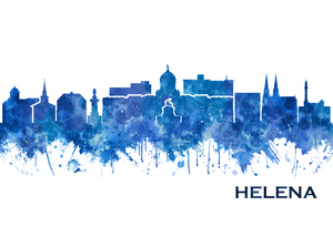 Helena Montana Skyline Blue
