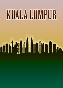 Kuala Lumpur Skyline Minimal