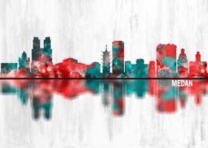 Medan Indonesia Skyline