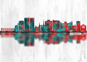 Preston England Skyline