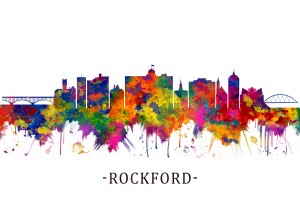 Rockford Illinois Skyline