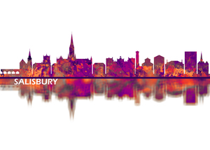 Salisbury England Skyline