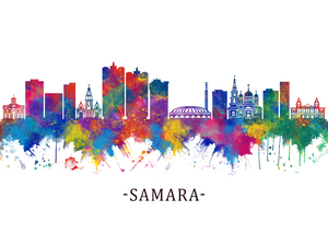 Samara Russia Skyline