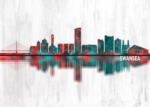 Swansea Wales Skyline
