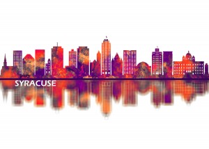 Syracuse New York Skyline
