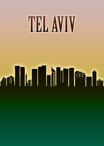 Tel Aviv Skyline Minimal