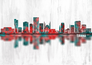 Tirana Albania Skyline