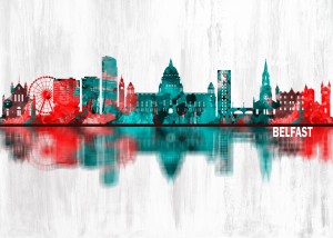 Belfast Northern Ireland Skyline