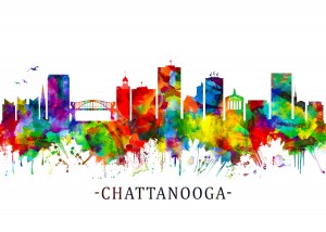 Chattanooga Tennessee Skyline