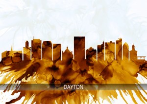 Dayton Ohio Skyline