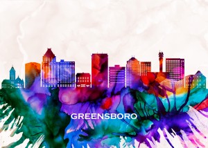 Greensboro Skyline