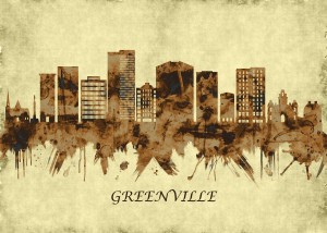 Greenville South Carolina Cityscape