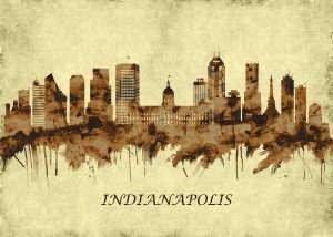 Indianapolis Indiana Cityscape