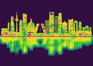 Madrid Spain Skyline