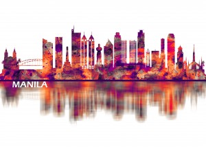 Manila Philippines Skyline