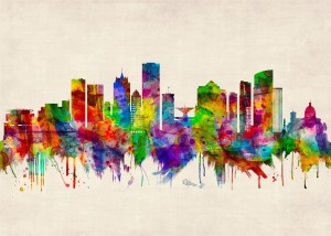 Milwaukee Wisconsin skyline