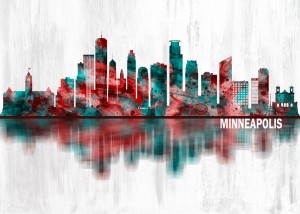 Minneapolis Minnesota Skyline