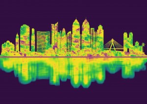 Mumbai India Skyline