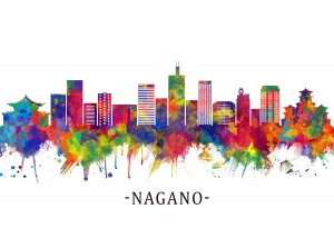 Nagano Japan Skyline