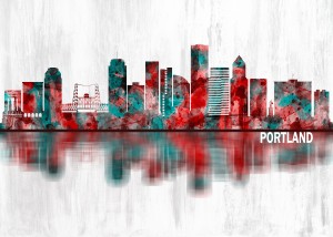 Portland Oregon Skyline