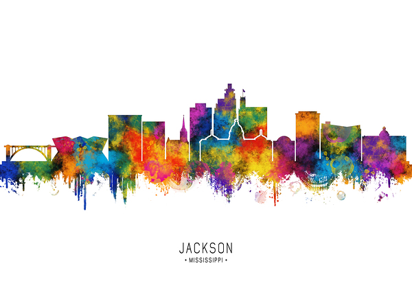 Jackson USA Skyline Print