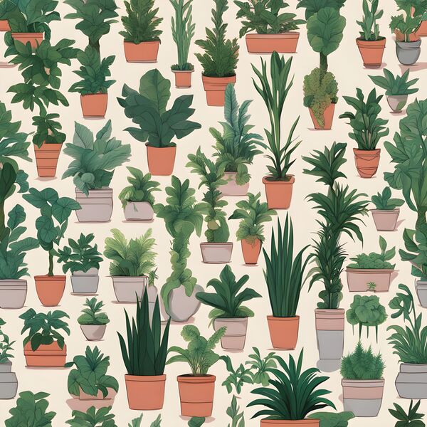 Set of houseplants by Towseef Dar