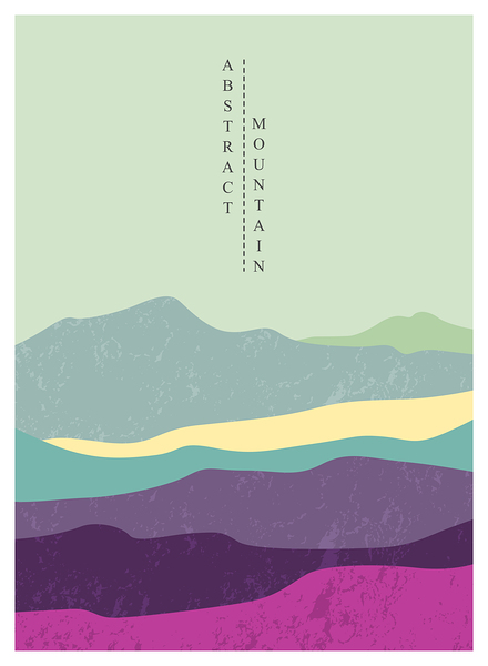 Abstract moon landscape. c Print