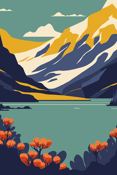 Torres Del Paine national park Print