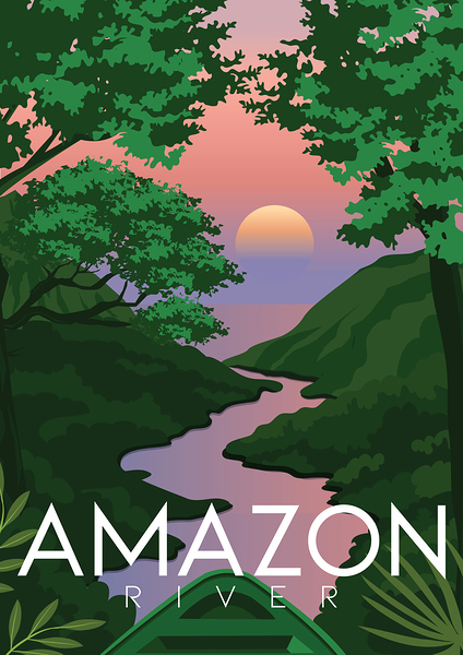 Amazon River  Print