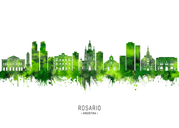 Rosario Argentina Cityscape Print