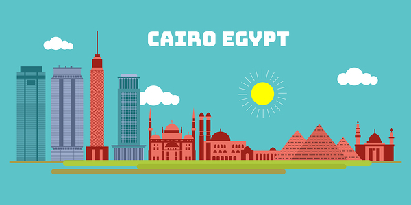 Famous Cairo Egypt  Print